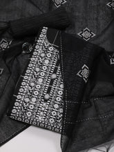 Neck Patti Cotton Unstitched Suit Piece With Dupatta